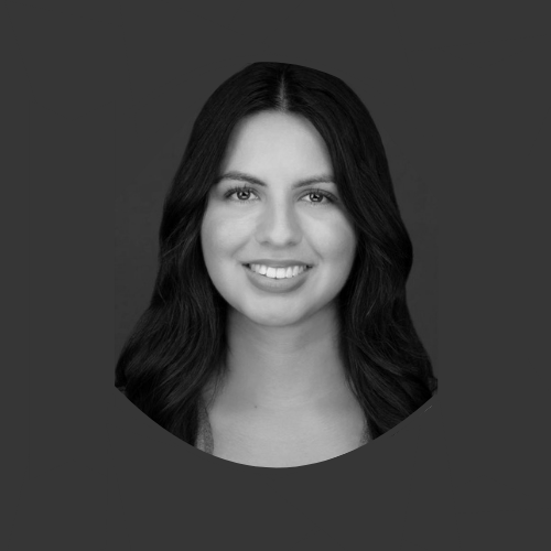 Angela Perez black and white headshot
